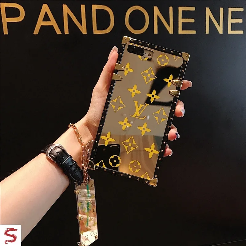 เคสโทรศัพท์มือถือแบบนิ่ม ทรงสี่เหลี่ยม ลายดอกไม้สีเหลือง หรูหรา แฟชั่นคลาสสิก สําหรับ iphone 15 Pro Max Case 14 13 12 Mini 11 XS XR 8 7 6 Plus SE2