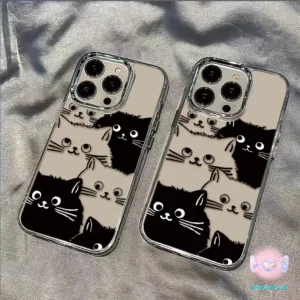 [จัดส่งในพื้นที่] เคสโทรศัพท์คิตตี้แบบเต็มหน้าจอเข้ากันได้กับ iPhone X XR XS 11 13 15 12 Pro Max 7 8 14 15 Plus SE2 3