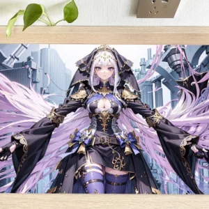 Yugioh Playmat El Shaddoll Construct TCG CCG Mat Trading การ์ดเกมตารางแผ่นรองเม้าส์สําหรับเล่นเกม Play Mat 60x35 ซม.