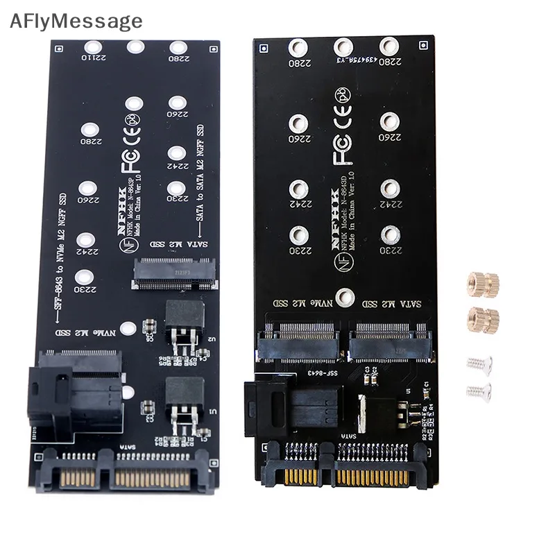 Afl อะแดปเตอร์ 22Pin SATA M.2 SSD SFF-8643 เป็น NVMe M.2 NGFF SSD สําหรับเมนบอร์ด TH