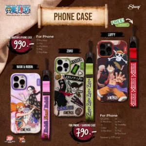 [One Piece Limited Collection]เคสสำหรับไอโฟน Lenticular 3D แถมฟรี สายห้อย สำหรับiphone ทุกรุ่น และ S23 Ultra ลายวันพีช