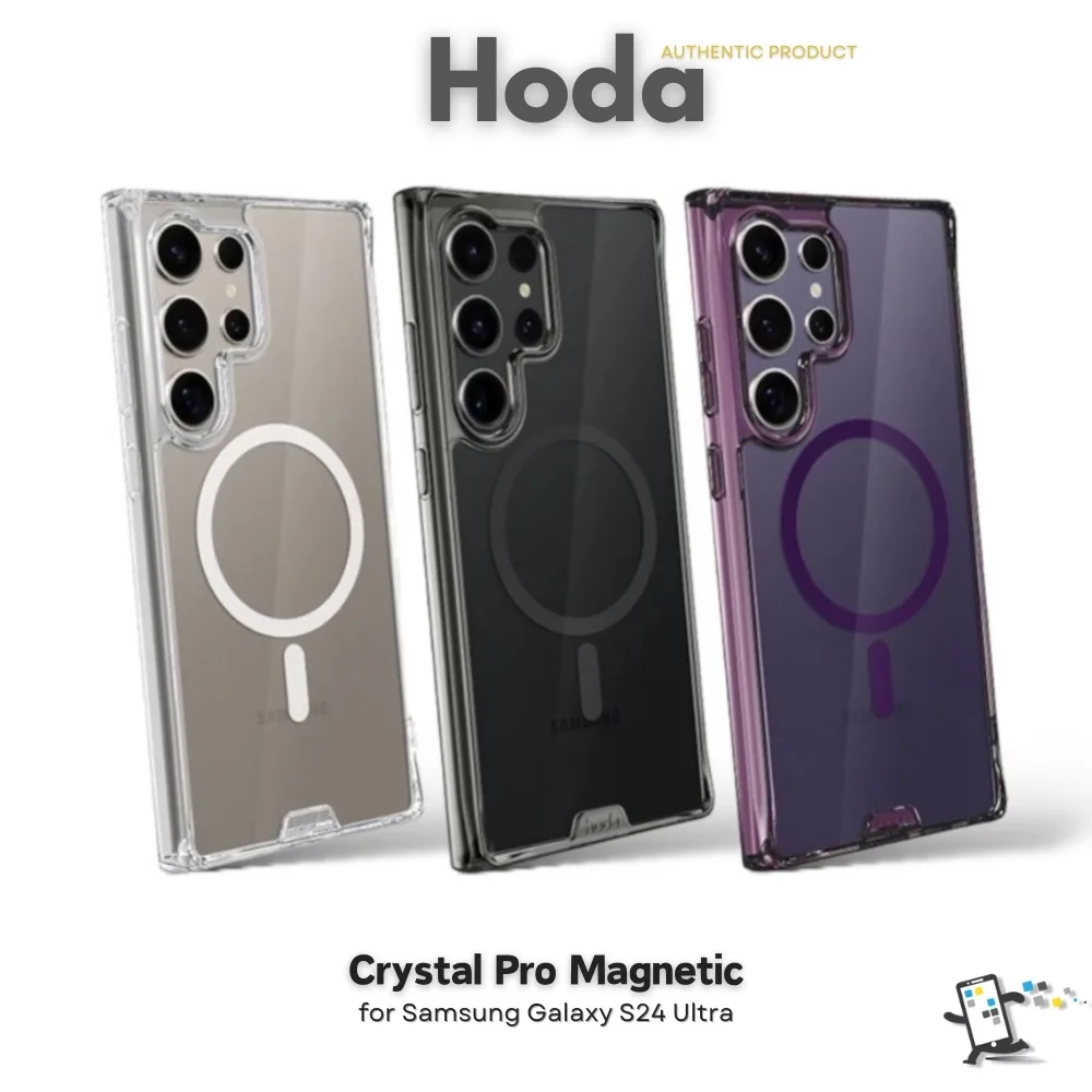 Hoda Crystal Pro Magnetic for S24 Ultra เคสสำหรับ Samsung Galaxy S24 Ultra