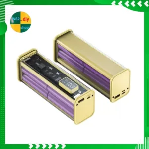 พาวเวอร์แบงค์ DIY ถ่าน18650 QC 4.0 ชาร์จเร็ว 22.5W หน้าจอดิจิทัล แบบใส