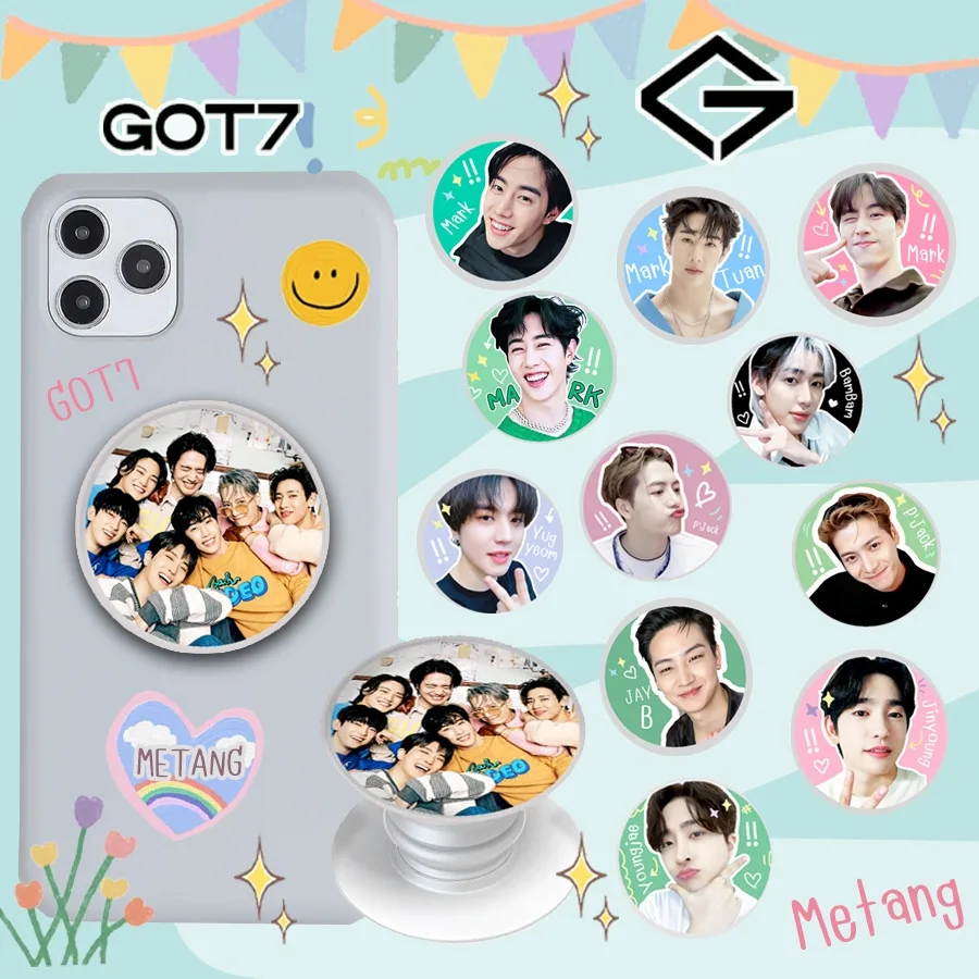 Griptok ที่ติดหลังโทรศัพท์ Got7 ภาพชัด พร้อมส่งในไทย