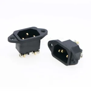 Ac-04e ซ็อกเก็ตปลั๊กไฟ ทองแดง แบบหนา กระแสไฟสูง พร้อมสกรูเชื่อมต่อ ac-04e