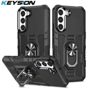 Keysion เคสโทรศัพท์มือถือ กันกระแทก พร้อมแหวนขาตั้ง สําหรับ samsung S22 Ultra 5G S22+ S21 Plus S20 FE Galaxy Note 20 Ultra