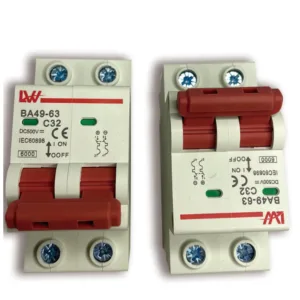 สวิทช์เบอร์ 2P.Dc 16A/20A/32A/50A/63A/125A Circuit Beaker เบรกเกอร์อากาศในครัวเรือนตัวป้องกันการรั่วไหลรวมเปิดป้องกันการ