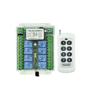 Diymore DC8-86V AC110-275V 8CH สวิตช์ควบคุมระยะไกลไร้สาย สําหรับเครื่องใช้ในครัวเรือน ไฟ LED