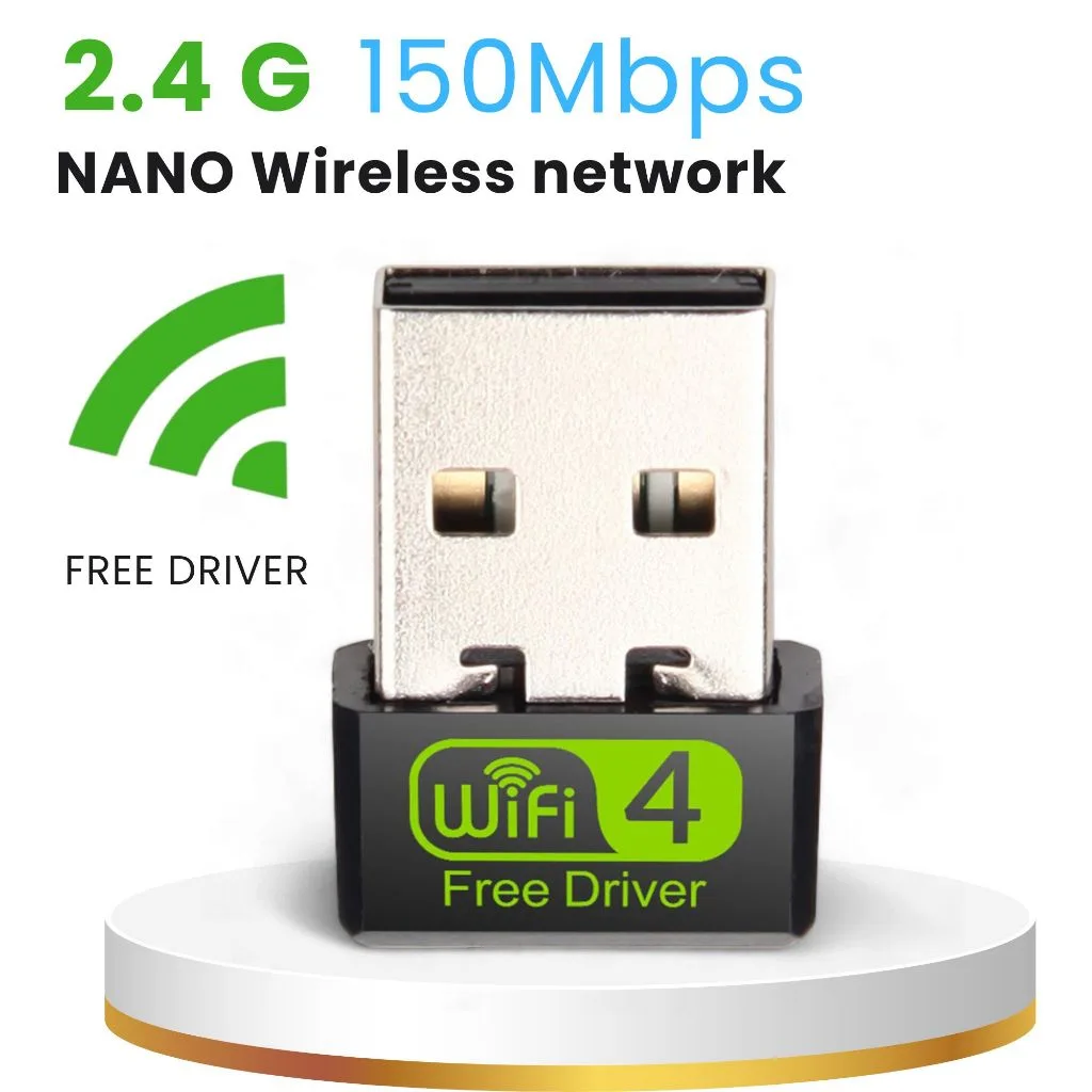 ตัวรับสัญญาณ Wifi (ฟรีไดร์เวอร์) / Mini USB Wifi 2.4G  150Mbps ส่งตรงจากไทย สินค้าจัดส่งทุกวัน