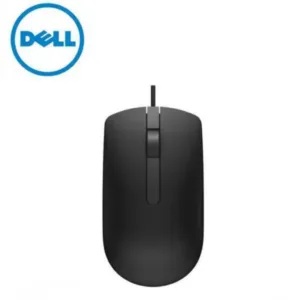 DELL MOUSE เม้าส์ USB MS116 - BLACK Optical USB Mouse (เมาส์)