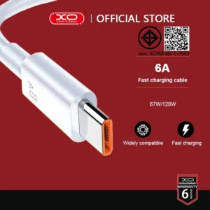 สายชาร์จ หัวชาร์จ 33W 67W 120W USB Type C รองรับ Quick Charge 3.0
