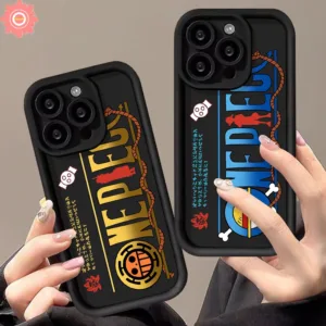 เคสโทรศัพท์มือถือ ลายการ์ตูนวันพีช ตัวอักษร สําหรับ Samsung A12 A13 A34 A24 A50 A32 A04s A11 A54 A03s A14 A20 A50s A31 A10s A23 A51 A53 A52 A03 A20s A04E A52s A02s A30s