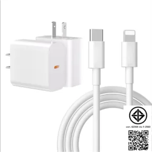 [รับประกัน 1 ปี] PD ชุดสายชาร์จเร็ว รองรับ USB-C 20W