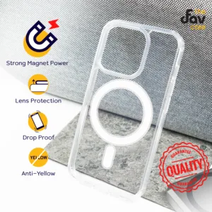 [พร้อมส่ง ] The Fav Case เคสใสกันกระแทก เคสแม่เหล็ก magnetic case เคสใสเกรดดี เคสมือถือ