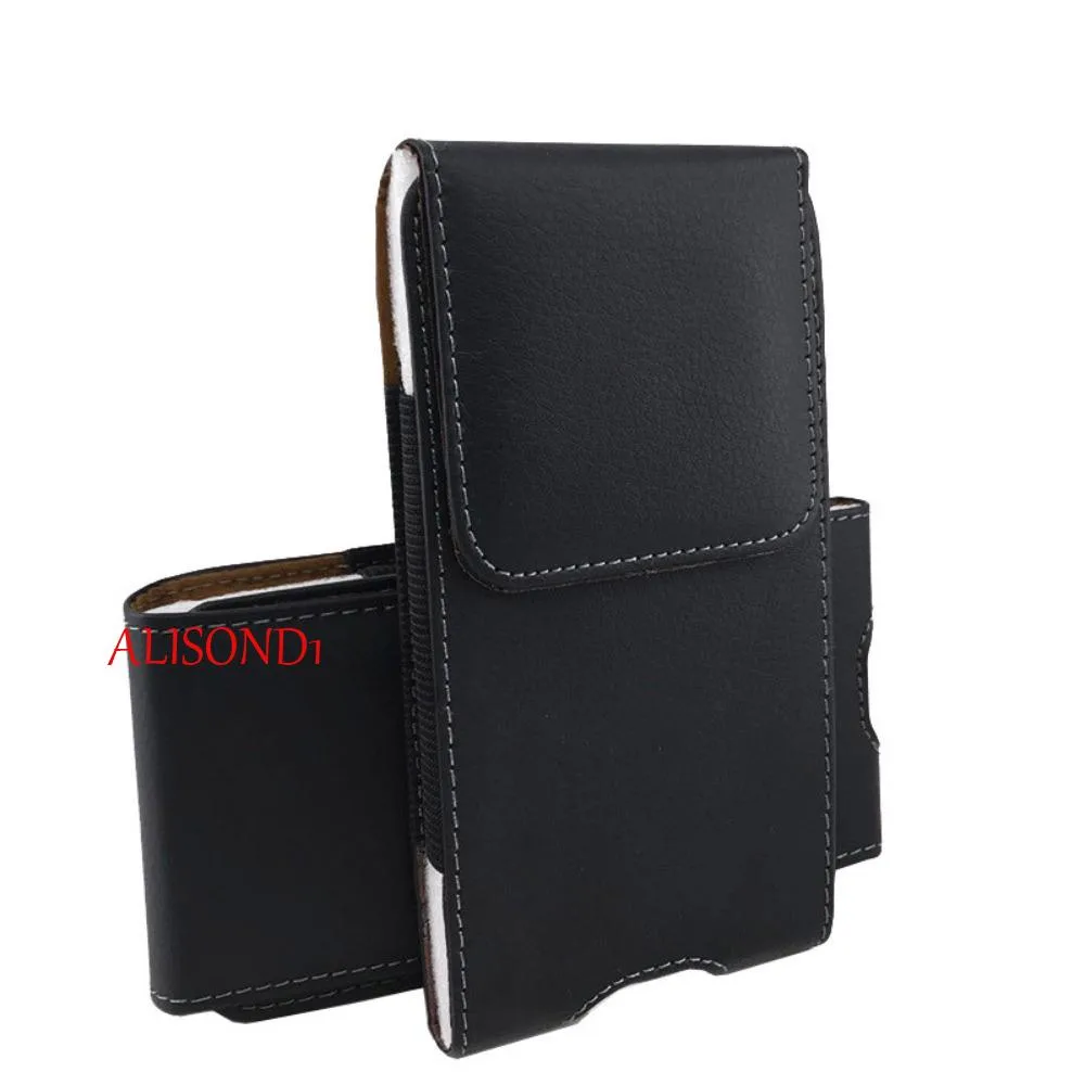 Alisond1 ซองหนังใส่โทรศัพท์ แนวตั้ง ใส่เข็มขัด สไตล์กันน้ํา ซองใส่บัตรกลางแจ้ง มัลติฟังก์ชั่น พลิกกระเป๋า กระเป๋าคาดเอว โทรศัพท์ เข็มขัดคลิปซอง