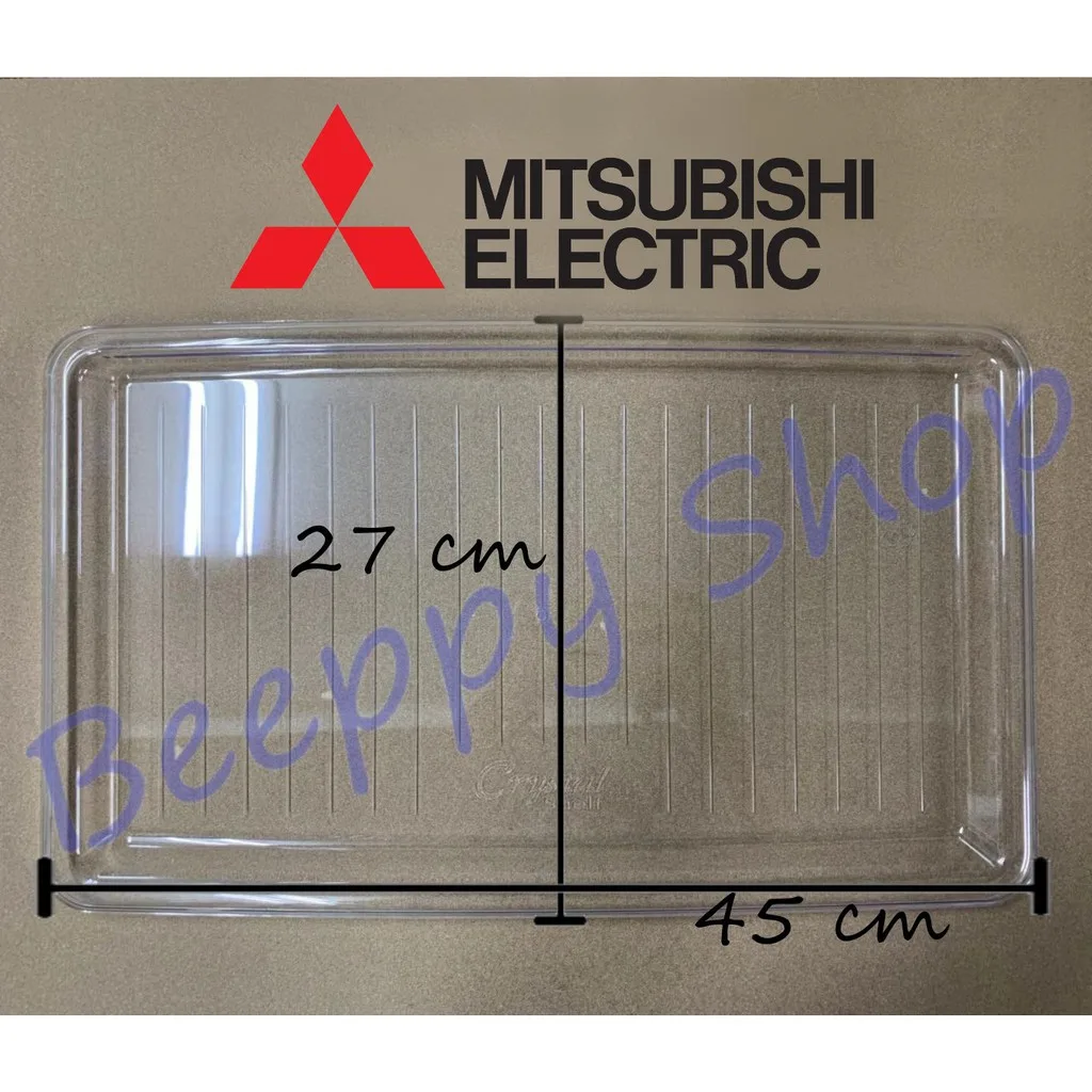 ⚙️ชั้นวางของในตู้เย็น MITSUBISHI มิตซูบิชิ รุ่น MR-S49/S14/14/17/49/18/64/S18 ถาดวางของในตู้เย็น ถาดชั้นวางของ ของแท้
