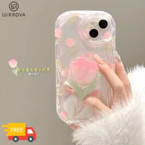 Oppo Reno 13F 5G Reno12 F 5G Reno 12 5G Reno11 F Reno 11 5G Reno11 Pro Reno 10 5G Reno 8T Reno 8Z 5G Reno 7Z 5G Reno8 Reno7 Reno6 Reno5 ดอกทิวลิปสีชมพูซิลิโคน