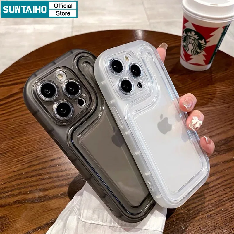 เคสโทรศัพท์มือถือแบบนิ่ม TPU ใส กันกระแทก ลาย Suntaiho น่ารัก สําหรับ IPhone 14 Pro Max 11 Pro Max 13 12 11 Pro Max 6Plus 7Plus 8Plus XS Max