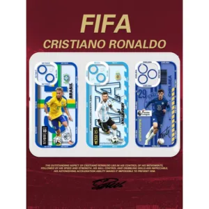 เคสโทรศัพท์มือถือแบบนิ่ม TPU ใส กันกระแทก ลายนักฟุตบอล Messi Cristiano Ronaldo Neymar Kai Havertz สําหรับ Iphone 11 12 Pro 6 6S 7 8 Plus X XS XR Max