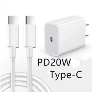 สายชาจ PD + ฟาสชาร์จ 20W 2M  ที่ชาจแบต ชุดสายชาร์จเร็ว พลังมือถือ