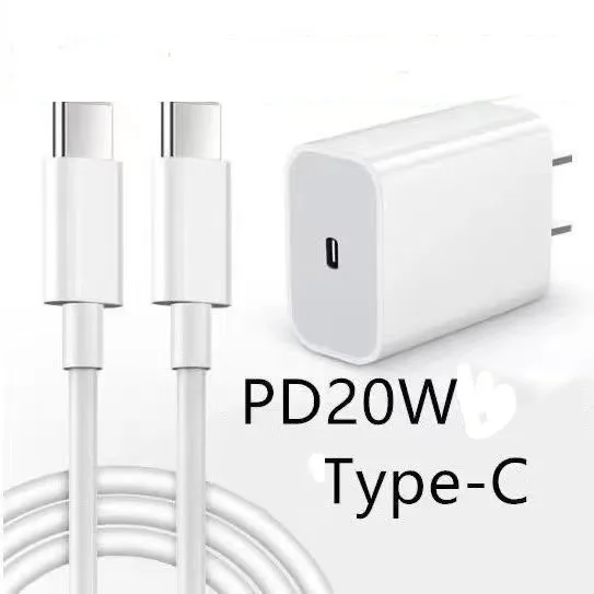 สายชาจ PD + ฟาสชาร์จ 20W 2M  ที่ชาจแบต ชุดสายชาร์จเร็ว พลังมือถือ