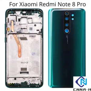 สําหรับ Xiaomi Redmi Note 8 Pro กรอบกลาง LCD รองรับแผ่นกรอบ + ฝาหลังแบตเตอรี่ กระจก + เลนส์กล้องเปลี่ยน