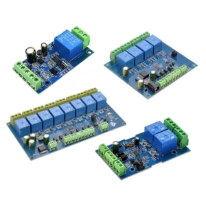 Modbus RTU โมดูลรีเลย์สวิตช์ อินพุต เอาท์พุต RS485 TTL ควบคุมบัส รีเลย์รถบัส ป้องกันการย้อนกลับ