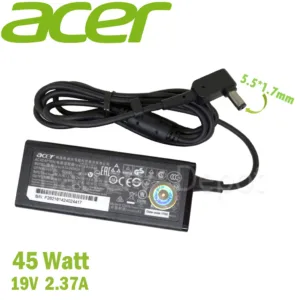 Acer Adapter ของแท้ 19V/2.37A 45W หัวขนาด 5.5*1.7mm สายชาร์จ เอเซอร์ อะแดปเตอร์