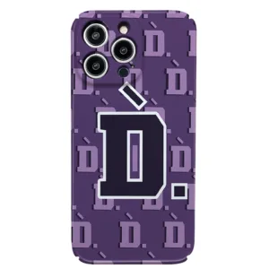เคสโทรศัพท์มือถือแบบแข็ง กันกระแทก ลายการ์ตูนตัวอักษร D Street Wear เรียบง่าย สําหรับ iPhone 7 8 Plus XS XR X XS max 11 12 13 14 11 Pro max 12 Pro 13 Pro max 14 Pro Max เคสป้องกัน