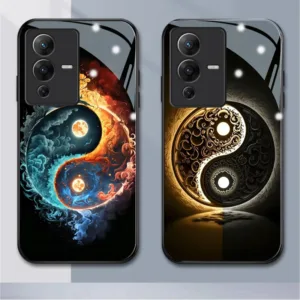 เคสโทรศัพท์มือถือแบบแก้ว ลาย Zz Diy สําหรับ Vivo Y20i Y20S Y12S Y20 Y12 Y15 Y17 Y21 Y33S Y21A Y21S V25 N25e S1 V15 V19 V23e5G Y85 Y112019/Y512020/Y31/Y51A ป้องกันการกระแทก ป้องกันฝุ่น รวมทุกอย่าง
