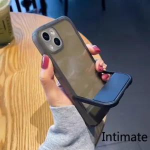 Samsung Galaxy A02 A02S A12 A20 A20S A21S A22 A30 A32 A42 A52 A52S M12 M32 M42 F42 ขาตั้งที่มองไม่เห็นโปร่งใสเคสโทรศัพท์ป้องกันแจ็คเก็ต