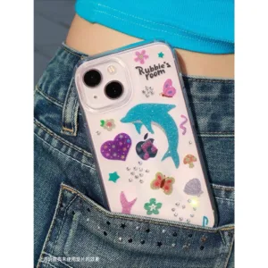 เคสไอโฟน Rubbie’s room sea giltter✨ แท้ | Rubbie’s room case iphone