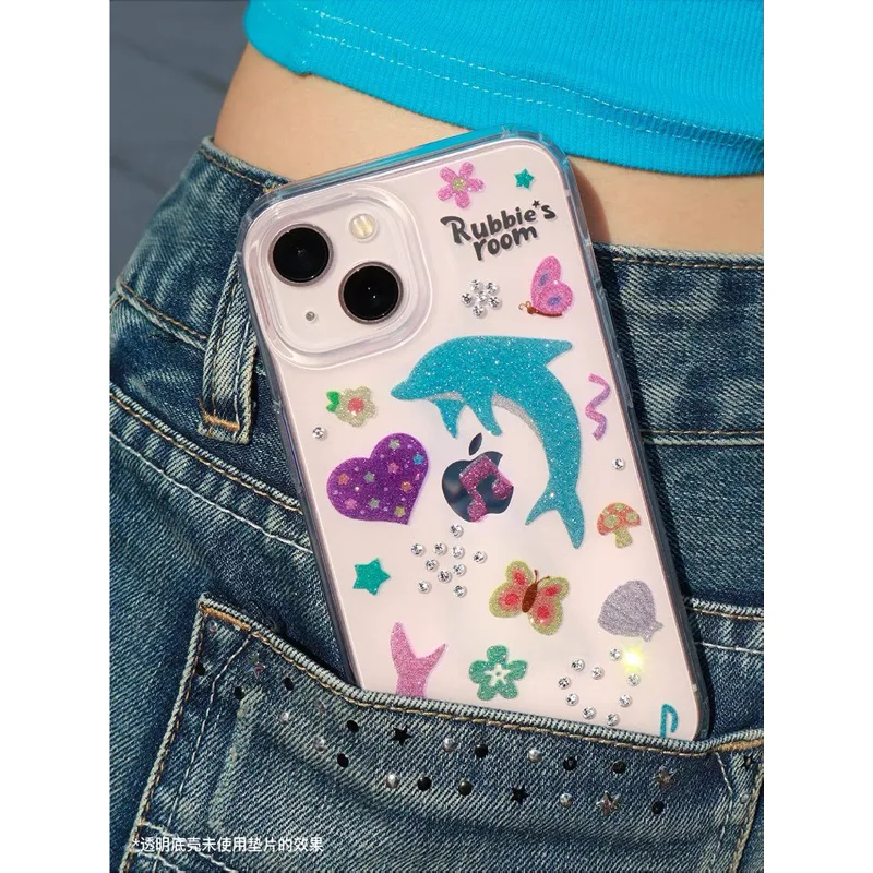 เคสไอโฟน Rubbie’s room sea giltter✨ แท้ | Rubbie’s room case iphone