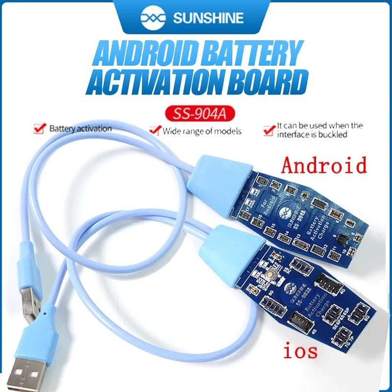 Sunshine บอร์ดชาร์จแบตเตอรี่ SS-904A สําหรับ IP 11 Pro MAX XS MAX XR X 8 7 6S Samsung Huawei Android