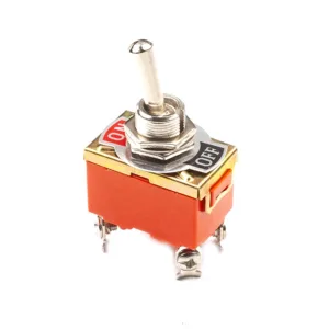 สต็อกพร้อม* E-TEN1221 4PIN SPDT 1P2T ON-OFF 15A 250V TOGGLE SWITCH