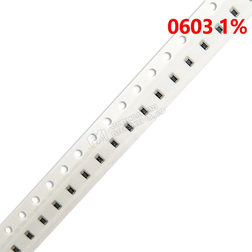 100pcs 1% 0603 ตัวต้านทาน SMD 9.1 R ~ 910R 1/10 W 9.1 R 10R 15R 20R 30R 47R 75R 91R 100R 150R 200R 300R 470R 620R 750R 910R Patch