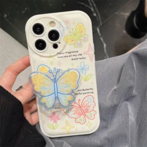 เคสไอโฟน แถมที่วางมือถือ Case for IPhone 14 13 12 11 Pro Max 7 8 Plus XR X XS Max เคสซิลิโคน