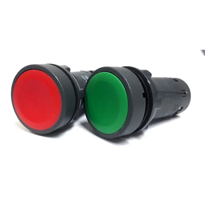 ร้านจากไทย พุทบัตตอนสวิทช์ Push Button Switch ขนาด22mm 1NO สวิทช์กดติดปล่อยดับ สวิทช์กดเด้ง เหมาะกับงานตู้คอนโทรล
