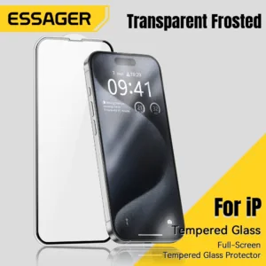 Essager ฟิล ์ มกันรอยแบบเต ็ มหน ้ าจอโปร ่ งใส HD สําหรับ iP 13-15