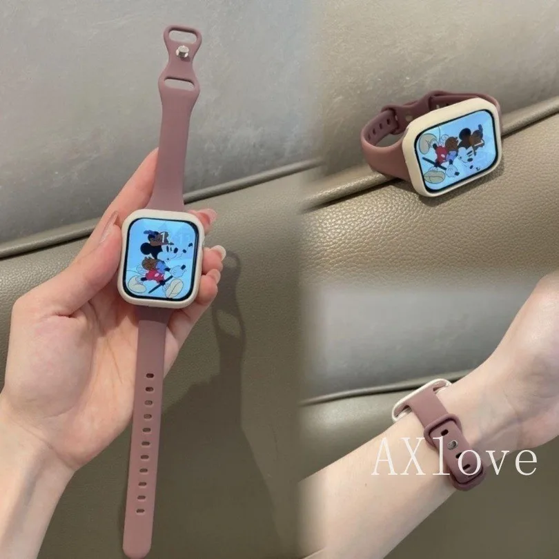 สีเหลืองควันสายซิลิโคนสําหรับ แอปเปิล ดู 46มม ชุด 10 49 มม.44 มม.45 มม.41 มม.40 มม.42 มม.38 มม.45 44 มม.สร้อยข้อมือนุ่มสําหรับ iดู ชุด พิเศษ 2 กับ 9 8 7 6 5 4 3