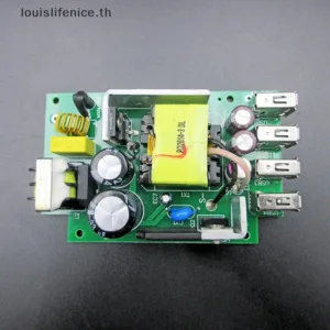 Lnth 5V6A 4 พอร์ต USB ซ็อกเก็ตเอาต์พุตโทรศัพท์มือถือชาร์จบอร์ดอะแดปเตอร์โมดูลร้อน