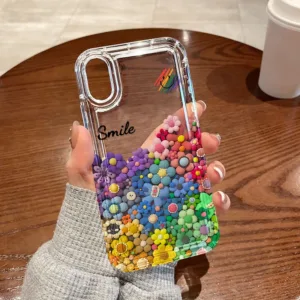 เคสโทรศัพท์สีสันสดใสสำหรับ for iPhone 11 XR 7 8 Plus iPhone 15 Pro Max XS Max 14 13 12 Pro Max SE 3 กรณีการ์ตูน