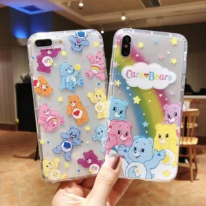-พร้อมส่งในไทย-เคสซิลิโคน สกรีนลายการ์ตูนแคแบร์ TPU นิ่ม ใช้สำหรับIPทุกรุ่น #309