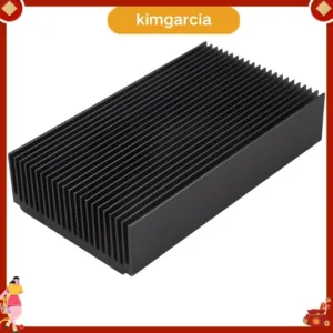 kimgarcia Aluminium Large Heatsink 4.72 x 2.72 x 1.06 นิ้ว /120 x 69 x 27 mm Heat Sink Cooling Black Oxide หม้อน้ํา 22 Fin