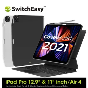 SwitchEasy CoverBuddy เคสสำหรับ iPad Pro 11" ปี 2018-2022 / 2020-2022 iPad Air 10.9"/ 2022-2021 iPad Pro 12.9" เคสพร้อมที่ใส่ดินสอ