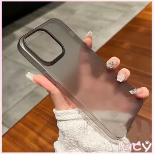 เคสโทรศัพท์มือถืออะคริลิคใส แบบแข็ง เนื้อแมตต์ กันกระแทก ปิดด้านหลัง เรียบง่าย สําหรับ iPhone14 ProMax111212pro13Pro Max