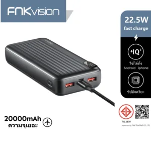 FNKvision FNK-83/L 30000mAh/FNK-82/L 20000mAh/FNK-81/L 10000mAh แบตสำรอง PD 22.5W ชาร์จเร็วPowerBank