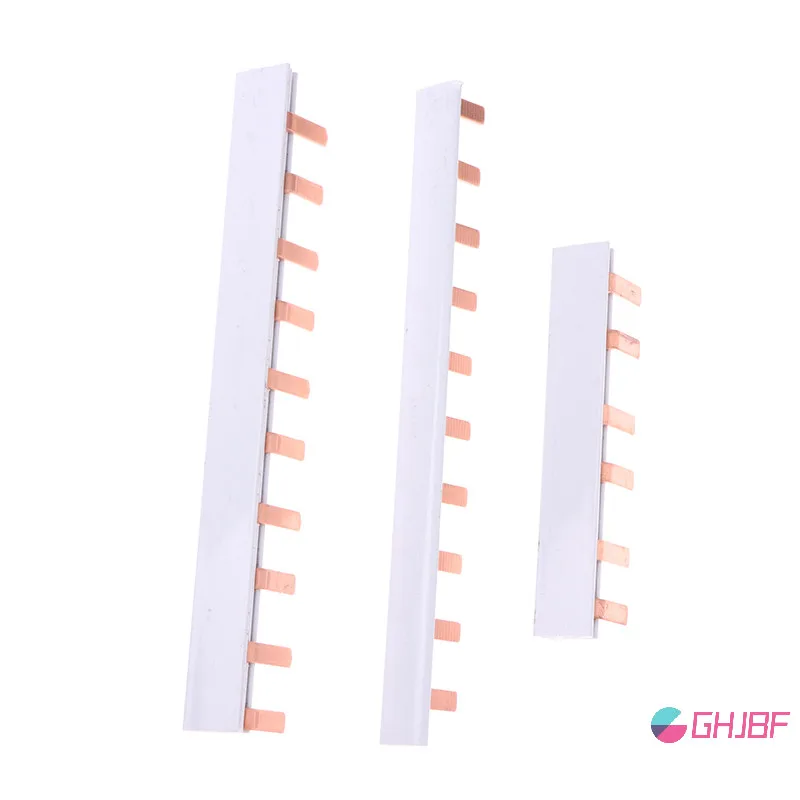Ghjbf] 1/2P Flip Flip Busbar Copper Bar Terminal Block สําหรับ MCB Original DZ47 Air Switch Connector 63A Circuit Breaker Connector ศ น