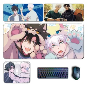 Anime Link Click Mousepad Cheng Xiaoshi Lu Guang XXL แผ่นรองเมาส์แป้นพิมพ์คอมพิวเตอร์ Padding Shiguang Dailiren อุปกรณ์เสริมแผ่นรองโต๊ะ