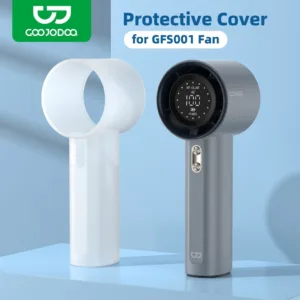 Goojodoq Mini Fan Protective Case Cover Washable High-Speed Silicone Case Cover